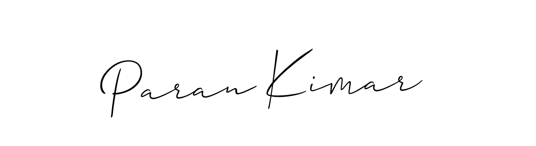 Create a beautiful signature design for name Paran Kimar. With this signature (Allison_Script) fonts, you can make a handwritten signature for free. Paran Kimar signature style 2 images and pictures png