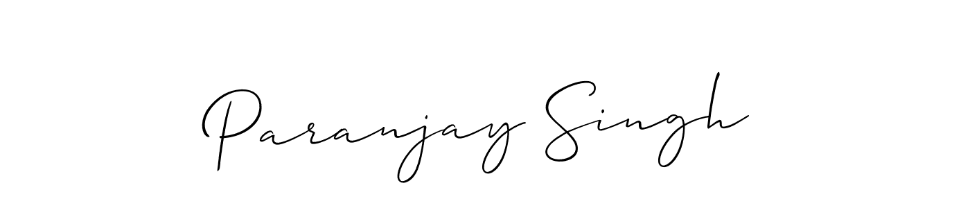 Also You can easily find your signature by using the search form. We will create Paranjay Singh name handwritten signature images for you free of cost using Allison_Script sign style. Paranjay Singh signature style 2 images and pictures png
