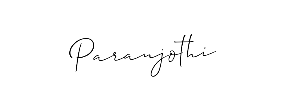 Best and Professional Signature Style for Paranjothi. Allison_Script Best Signature Style Collection. Paranjothi signature style 2 images and pictures png