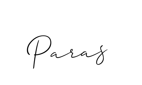 How to make Paras signature? Allison_Script is a professional autograph style. Create handwritten signature for Paras name. Paras signature style 2 images and pictures png