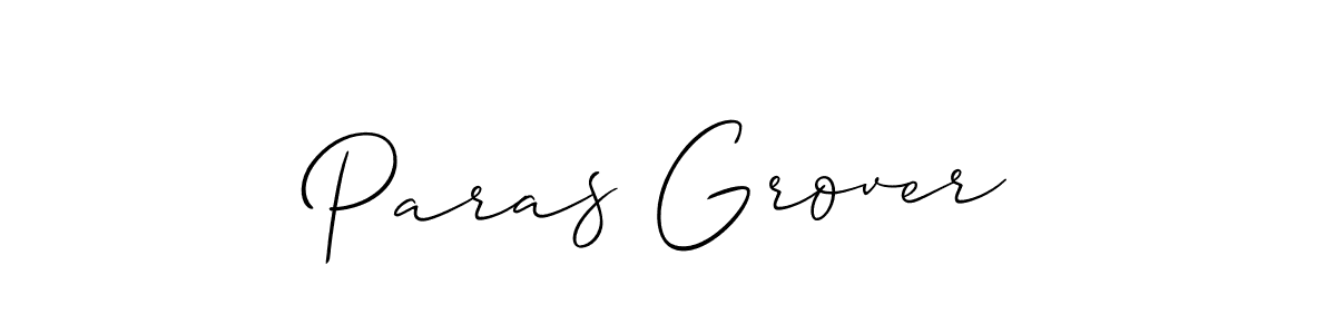 This is the best signature style for the Paras Grover name. Also you like these signature font (Allison_Script). Mix name signature. Paras Grover signature style 2 images and pictures png
