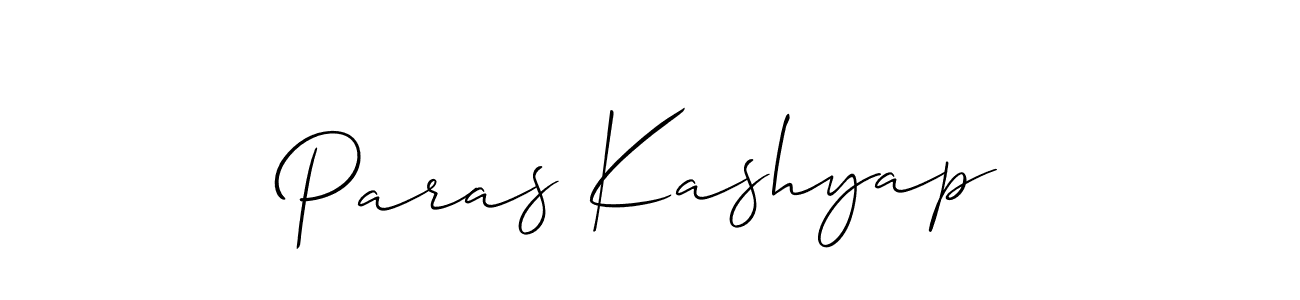 You should practise on your own different ways (Allison_Script) to write your name (Paras Kashyap) in signature. don't let someone else do it for you. Paras Kashyap signature style 2 images and pictures png