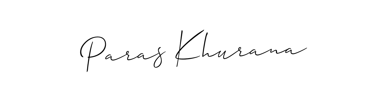 if you are searching for the best signature style for your name Paras Khurana. so please give up your signature search. here we have designed multiple signature styles  using Allison_Script. Paras Khurana signature style 2 images and pictures png
