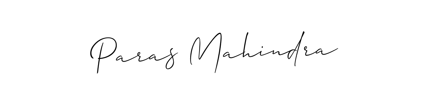Make a beautiful signature design for name Paras Mahindra. Use this online signature maker to create a handwritten signature for free. Paras Mahindra signature style 2 images and pictures png