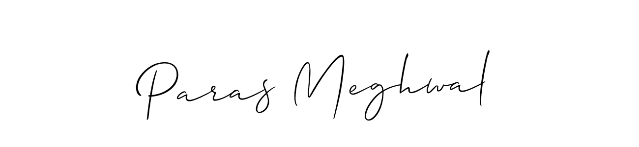 Best and Professional Signature Style for Paras Meghwal. Allison_Script Best Signature Style Collection. Paras Meghwal signature style 2 images and pictures png