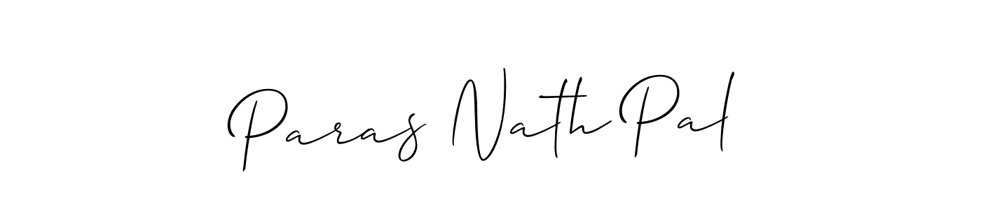 How to make Paras Nath Pal signature? Allison_Script is a professional autograph style. Create handwritten signature for Paras Nath Pal name. Paras Nath Pal signature style 2 images and pictures png