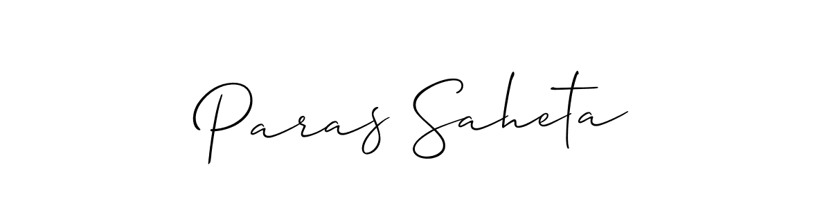 See photos of Paras Saheta official signature by Spectra . Check more albums & portfolios. Read reviews & check more about Allison_Script font. Paras Saheta signature style 2 images and pictures png
