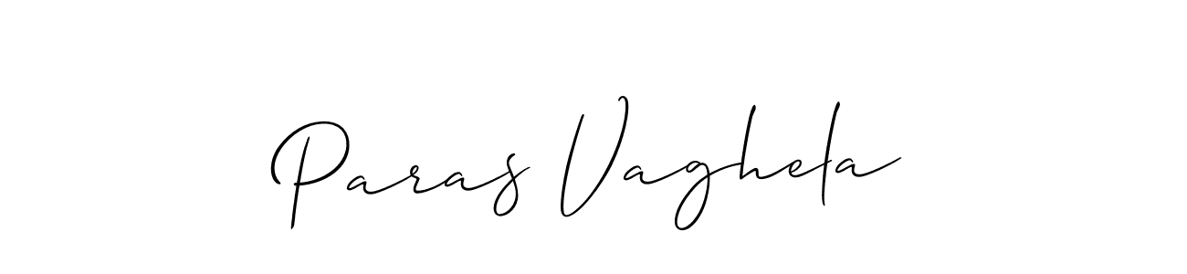 Make a short Paras Vaghela signature style. Manage your documents anywhere anytime using Allison_Script. Create and add eSignatures, submit forms, share and send files easily. Paras Vaghela signature style 2 images and pictures png
