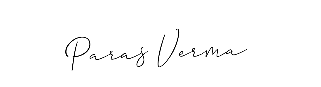 Similarly Allison_Script is the best handwritten signature design. Signature creator online .You can use it as an online autograph creator for name Paras Verma. Paras Verma signature style 2 images and pictures png