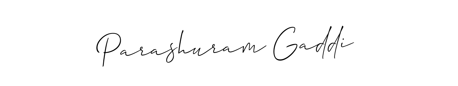 Also we have Parashuram Gaddi name is the best signature style. Create professional handwritten signature collection using Allison_Script autograph style. Parashuram Gaddi signature style 2 images and pictures png