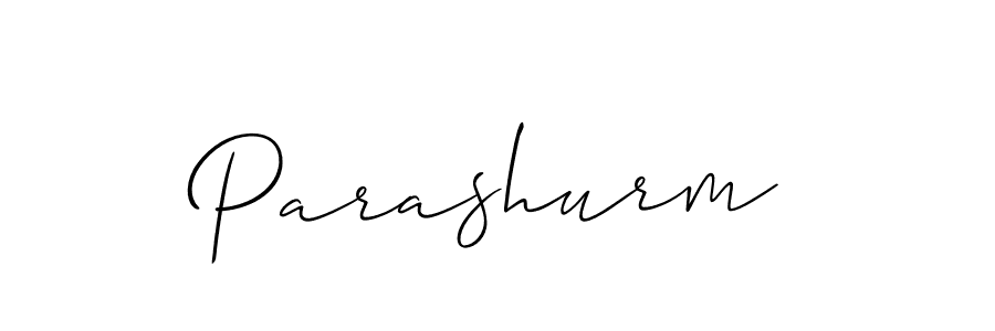 Use a signature maker to create a handwritten signature online. With this signature software, you can design (Allison_Script) your own signature for name Parashurm. Parashurm signature style 2 images and pictures png