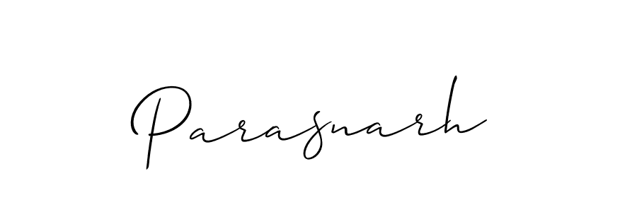 The best way (Allison_Script) to make a short signature is to pick only two or three words in your name. The name Parasnarh include a total of six letters. For converting this name. Parasnarh signature style 2 images and pictures png