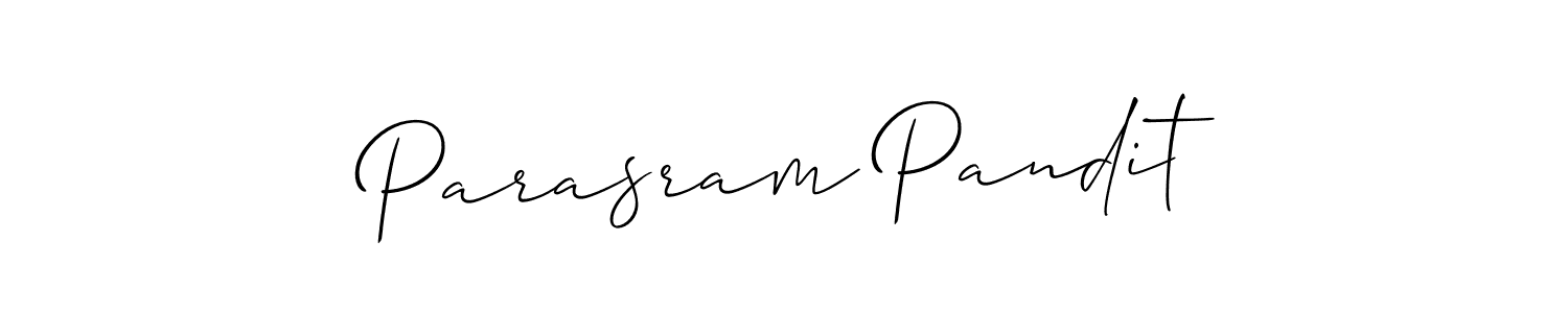 if you are searching for the best signature style for your name Parasram Pandit. so please give up your signature search. here we have designed multiple signature styles  using Allison_Script. Parasram Pandit signature style 2 images and pictures png