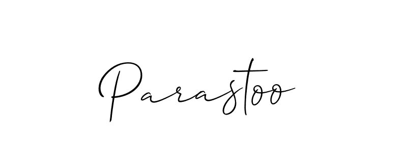 if you are searching for the best signature style for your name Parastoo. so please give up your signature search. here we have designed multiple signature styles  using Allison_Script. Parastoo signature style 2 images and pictures png