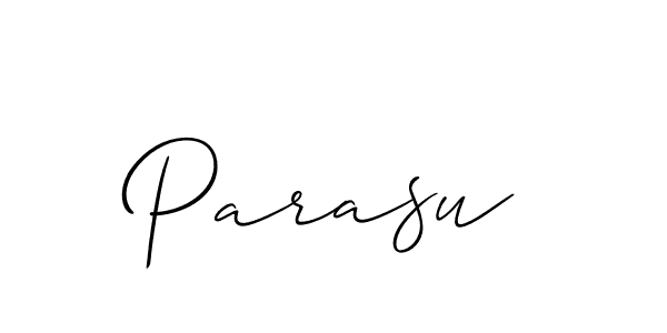 Also we have Parasu name is the best signature style. Create professional handwritten signature collection using Allison_Script autograph style. Parasu signature style 2 images and pictures png