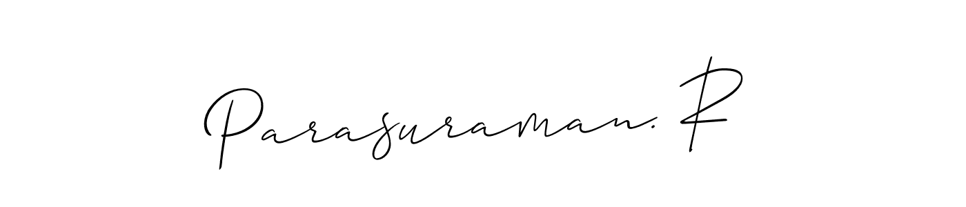 Once you've used our free online signature maker to create your best signature Allison_Script style, it's time to enjoy all of the benefits that Parasuraman. R name signing documents. Parasuraman. R signature style 2 images and pictures png