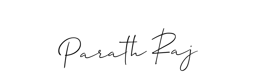 Allison_Script is a professional signature style that is perfect for those who want to add a touch of class to their signature. It is also a great choice for those who want to make their signature more unique. Get Parath Raj name to fancy signature for free. Parath Raj signature style 2 images and pictures png