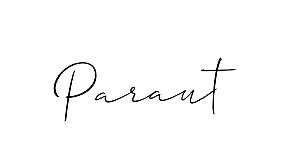 Similarly Allison_Script is the best handwritten signature design. Signature creator online .You can use it as an online autograph creator for name Paraut. Paraut signature style 2 images and pictures png