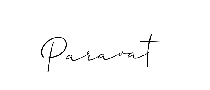 The best way (Allison_Script) to make a short signature is to pick only two or three words in your name. The name Paravat include a total of six letters. For converting this name. Paravat signature style 2 images and pictures png