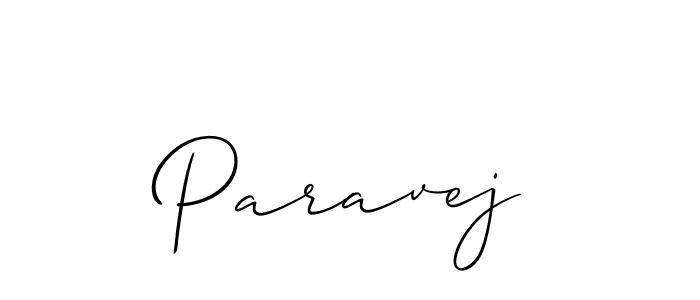 Best and Professional Signature Style for Paravej. Allison_Script Best Signature Style Collection. Paravej signature style 2 images and pictures png