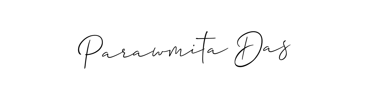 How to make Parawmita Das signature? Allison_Script is a professional autograph style. Create handwritten signature for Parawmita Das name. Parawmita Das signature style 2 images and pictures png