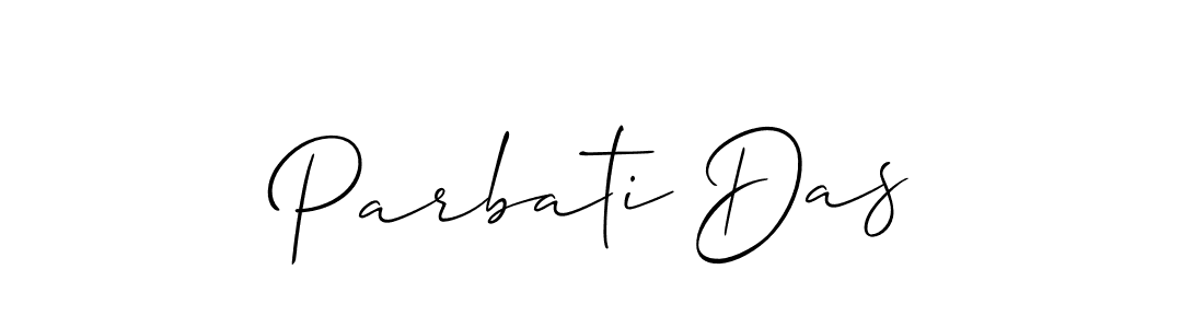 How to make Parbati Das signature? Allison_Script is a professional autograph style. Create handwritten signature for Parbati Das name. Parbati Das signature style 2 images and pictures png