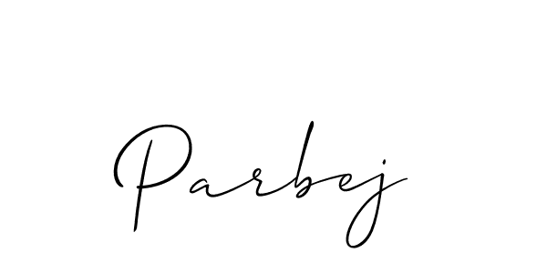 Make a beautiful signature design for name Parbej. Use this online signature maker to create a handwritten signature for free. Parbej signature style 2 images and pictures png