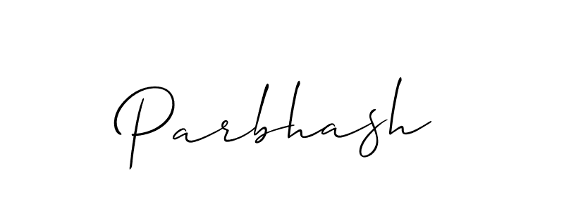 Make a beautiful signature design for name Parbhash. Use this online signature maker to create a handwritten signature for free. Parbhash signature style 2 images and pictures png