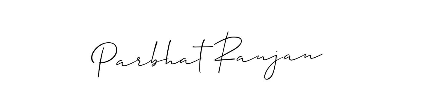 How to make Parbhat Ranjan signature? Allison_Script is a professional autograph style. Create handwritten signature for Parbhat Ranjan name. Parbhat Ranjan signature style 2 images and pictures png