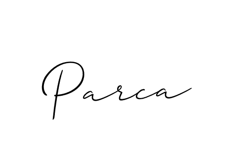 Best and Professional Signature Style for Parca. Allison_Script Best Signature Style Collection. Parca signature style 2 images and pictures png