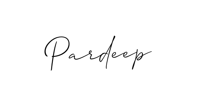 The best way (Allison_Script) to make a short signature is to pick only two or three words in your name. The name Pardeep include a total of six letters. For converting this name. Pardeep signature style 2 images and pictures png