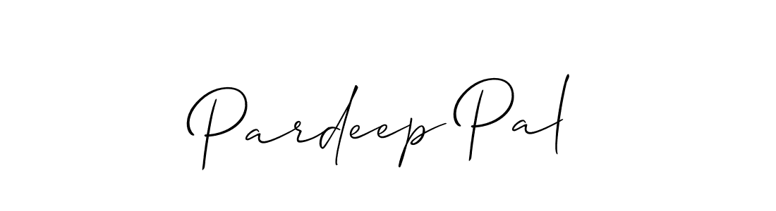 You should practise on your own different ways (Allison_Script) to write your name (Pardeep Pal) in signature. don't let someone else do it for you. Pardeep Pal signature style 2 images and pictures png