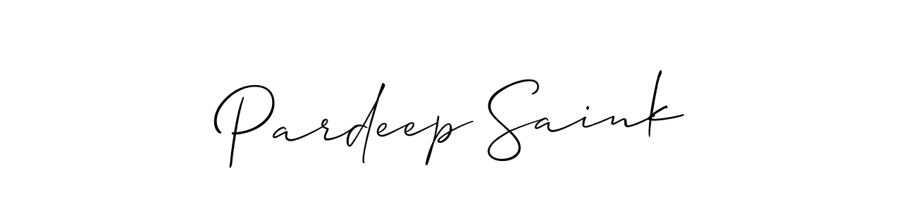 Once you've used our free online signature maker to create your best signature Allison_Script style, it's time to enjoy all of the benefits that Pardeep Saink name signing documents. Pardeep Saink signature style 2 images and pictures png