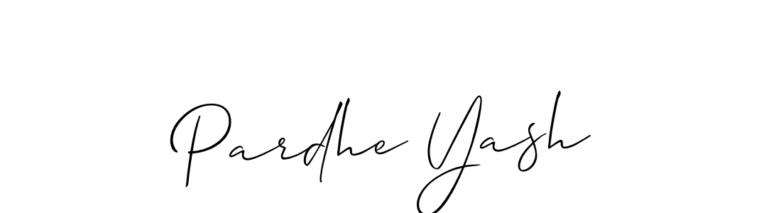 Also You can easily find your signature by using the search form. We will create Pardhe Yash name handwritten signature images for you free of cost using Allison_Script sign style. Pardhe Yash signature style 2 images and pictures png