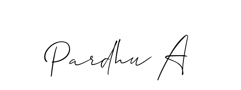 Once you've used our free online signature maker to create your best signature Allison_Script style, it's time to enjoy all of the benefits that Pardhu A name signing documents. Pardhu A signature style 2 images and pictures png