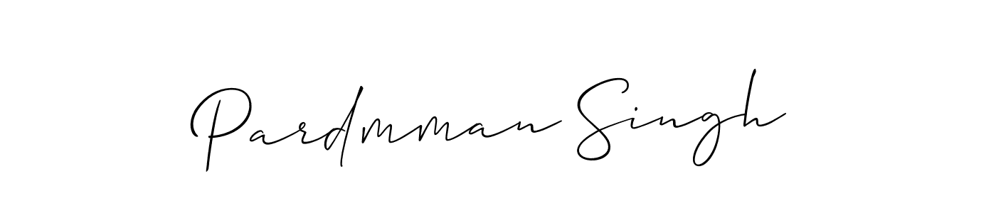 The best way (Allison_Script) to make a short signature is to pick only two or three words in your name. The name Pardmman Singh include a total of six letters. For converting this name. Pardmman Singh signature style 2 images and pictures png