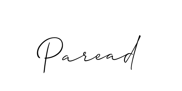 How to make Paread name signature. Use Allison_Script style for creating short signs online. This is the latest handwritten sign. Paread signature style 2 images and pictures png