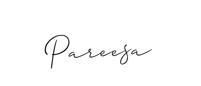 How to Draw Pareesa signature style? Allison_Script is a latest design signature styles for name Pareesa. Pareesa signature style 2 images and pictures png