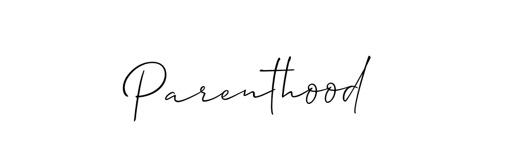 Best and Professional Signature Style for Parenthood. Allison_Script Best Signature Style Collection. Parenthood signature style 2 images and pictures png