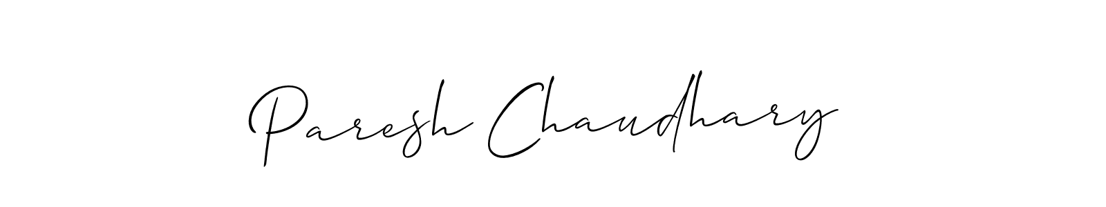 Make a beautiful signature design for name Paresh Chaudhary. Use this online signature maker to create a handwritten signature for free. Paresh Chaudhary signature style 2 images and pictures png