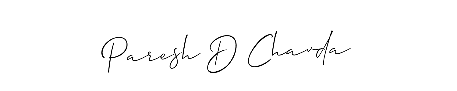 You can use this online signature creator to create a handwritten signature for the name Paresh D Chavda. This is the best online autograph maker. Paresh D Chavda signature style 2 images and pictures png