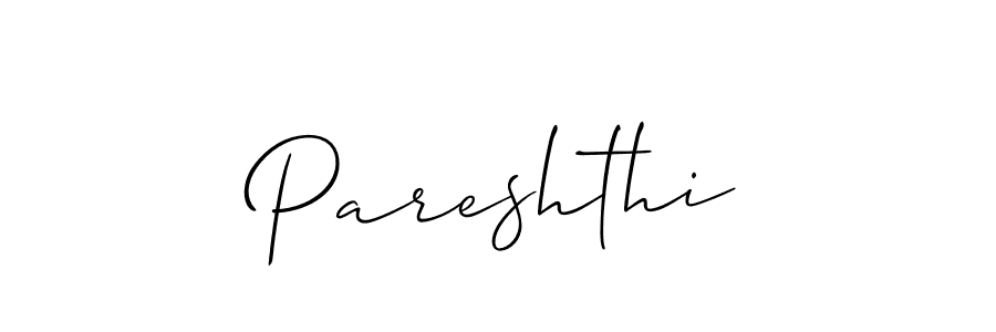 Create a beautiful signature design for name Pareshthi. With this signature (Allison_Script) fonts, you can make a handwritten signature for free. Pareshthi signature style 2 images and pictures png