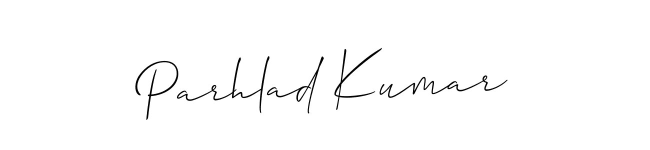 Also we have Parhlad Kumar name is the best signature style. Create professional handwritten signature collection using Allison_Script autograph style. Parhlad Kumar signature style 2 images and pictures png