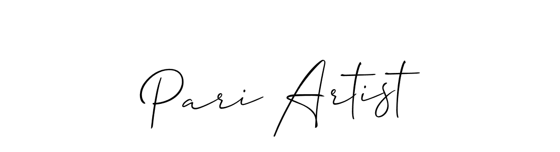 Also we have Pari Artist name is the best signature style. Create professional handwritten signature collection using Allison_Script autograph style. Pari Artist signature style 2 images and pictures png