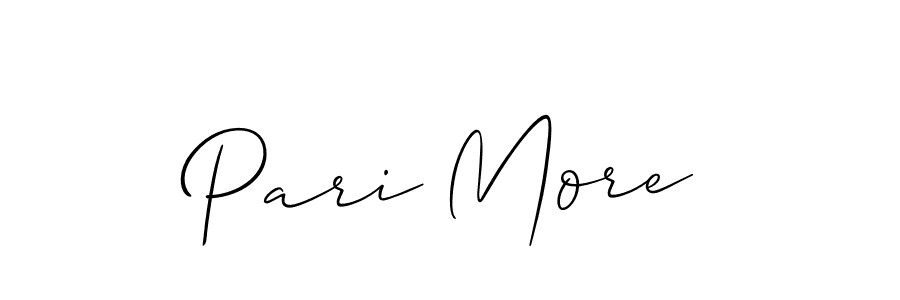 Check out images of Autograph of Pari More name. Actor Pari More Signature Style. Allison_Script is a professional sign style online. Pari More signature style 2 images and pictures png