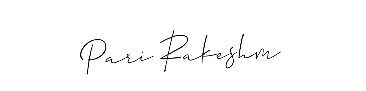 Best and Professional Signature Style for Pari Rakeshm. Allison_Script Best Signature Style Collection. Pari Rakeshm signature style 2 images and pictures png