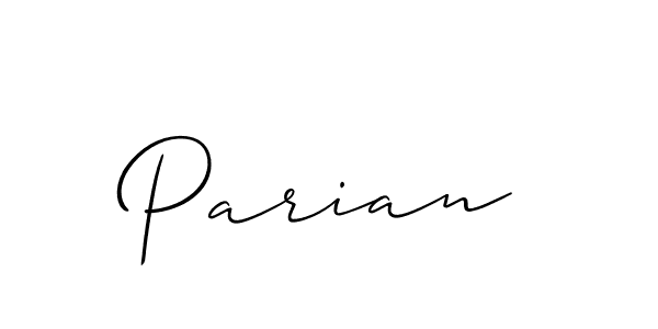 Once you've used our free online signature maker to create your best signature Allison_Script style, it's time to enjoy all of the benefits that Parian name signing documents. Parian signature style 2 images and pictures png