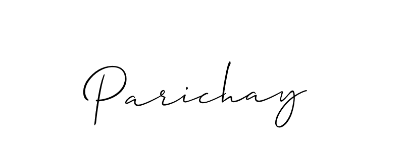 You can use this online signature creator to create a handwritten signature for the name Parichay. This is the best online autograph maker. Parichay signature style 2 images and pictures png