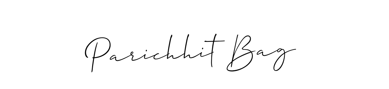 You can use this online signature creator to create a handwritten signature for the name Parichhit Bag. This is the best online autograph maker. Parichhit Bag signature style 2 images and pictures png