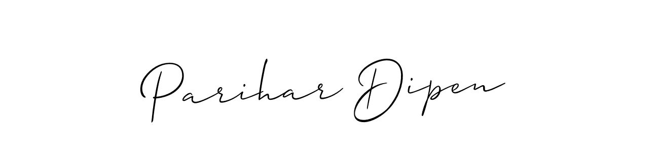 Best and Professional Signature Style for Parihar Dipen. Allison_Script Best Signature Style Collection. Parihar Dipen signature style 2 images and pictures png